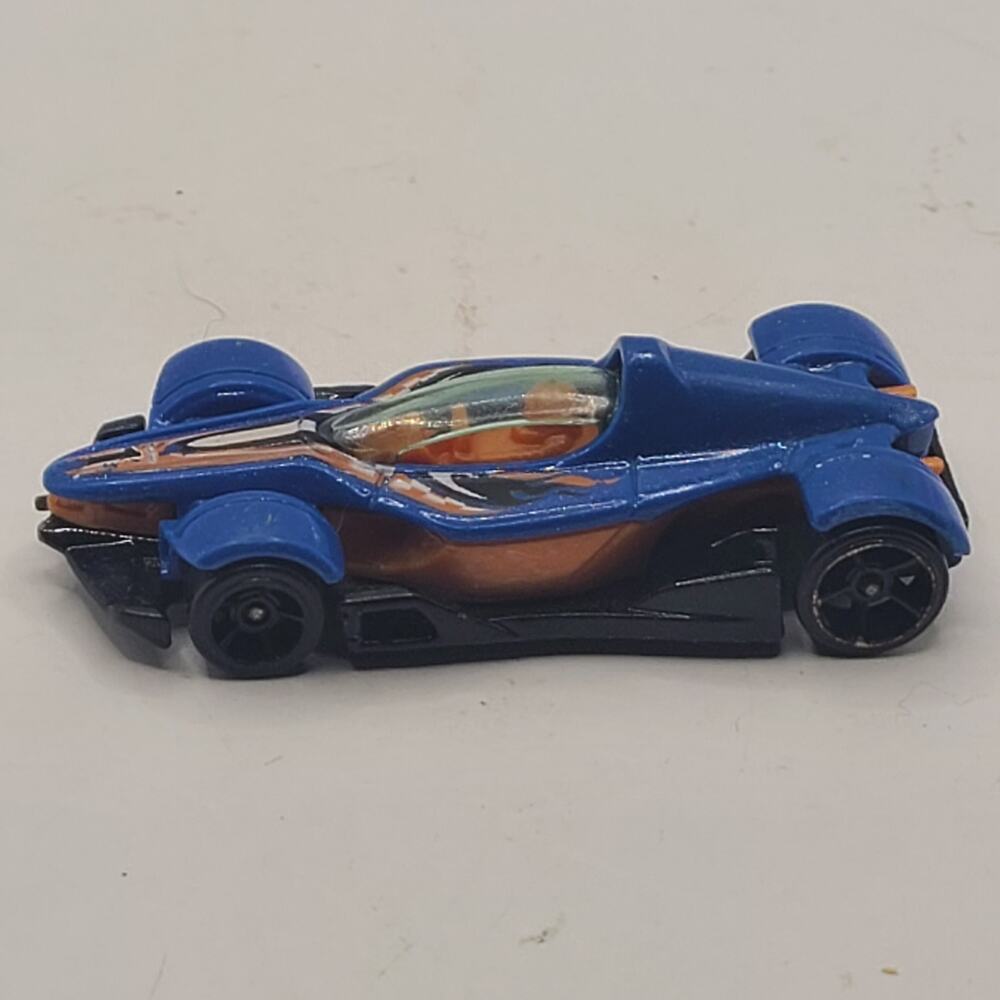 Hot Wheels Formula Street Muscle Car Blue Orange 1:64 Diecast Mattel